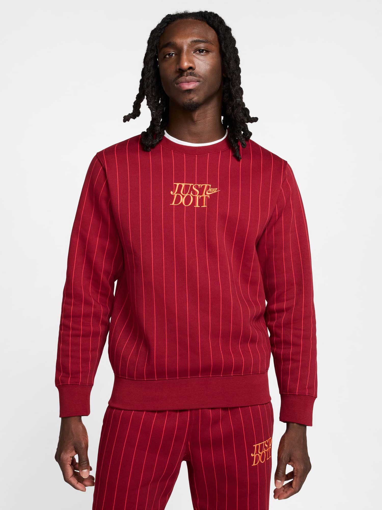 NIKE Блуза M NK CLUB BB CREW JDI AOP