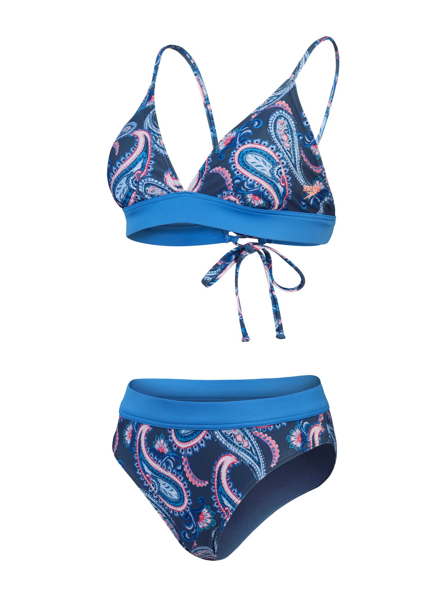 SPEEDO Бански 2 части WOMENS PRINTED BANDED TRIANGLE