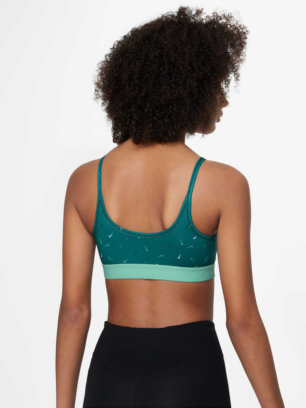 NIKE Спортен сутиен G NK ONE BRA LOGO PRINT