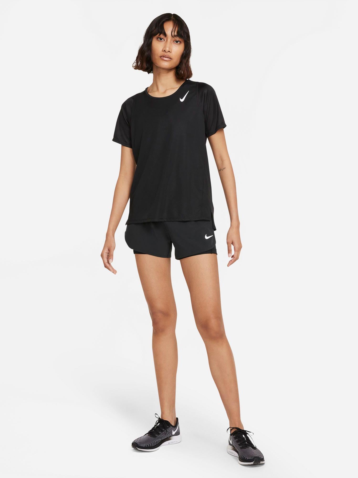 NIKE Тениска W NK FAST DF SS TOP