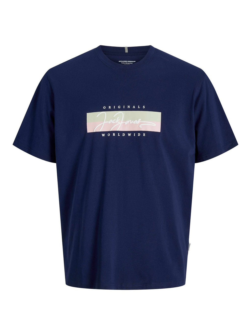 JACK & JONES Тениска JORFREDERIKSBERG BOX SCRIPT TEE SS CN LN