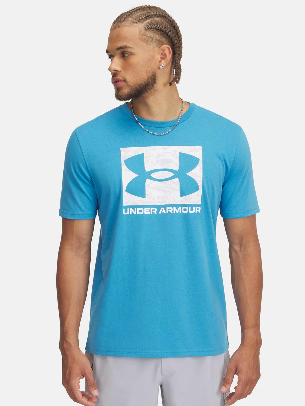 UNDER ARMOUR Тениска UA ABC CAMO BOXED LOGO SS