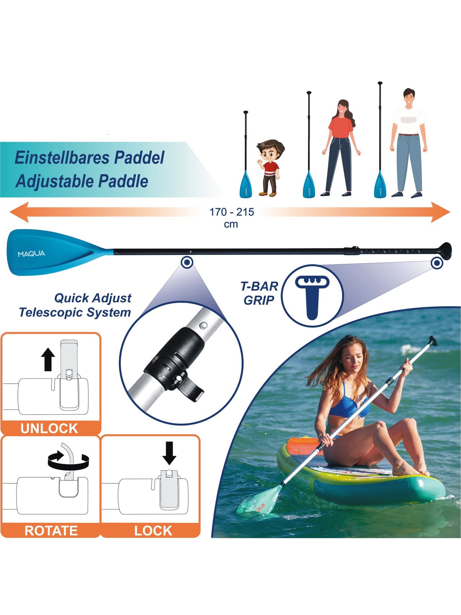 MAQUA К-т надуваем SUP FLOWERS KAYAK KIT 330/80/15