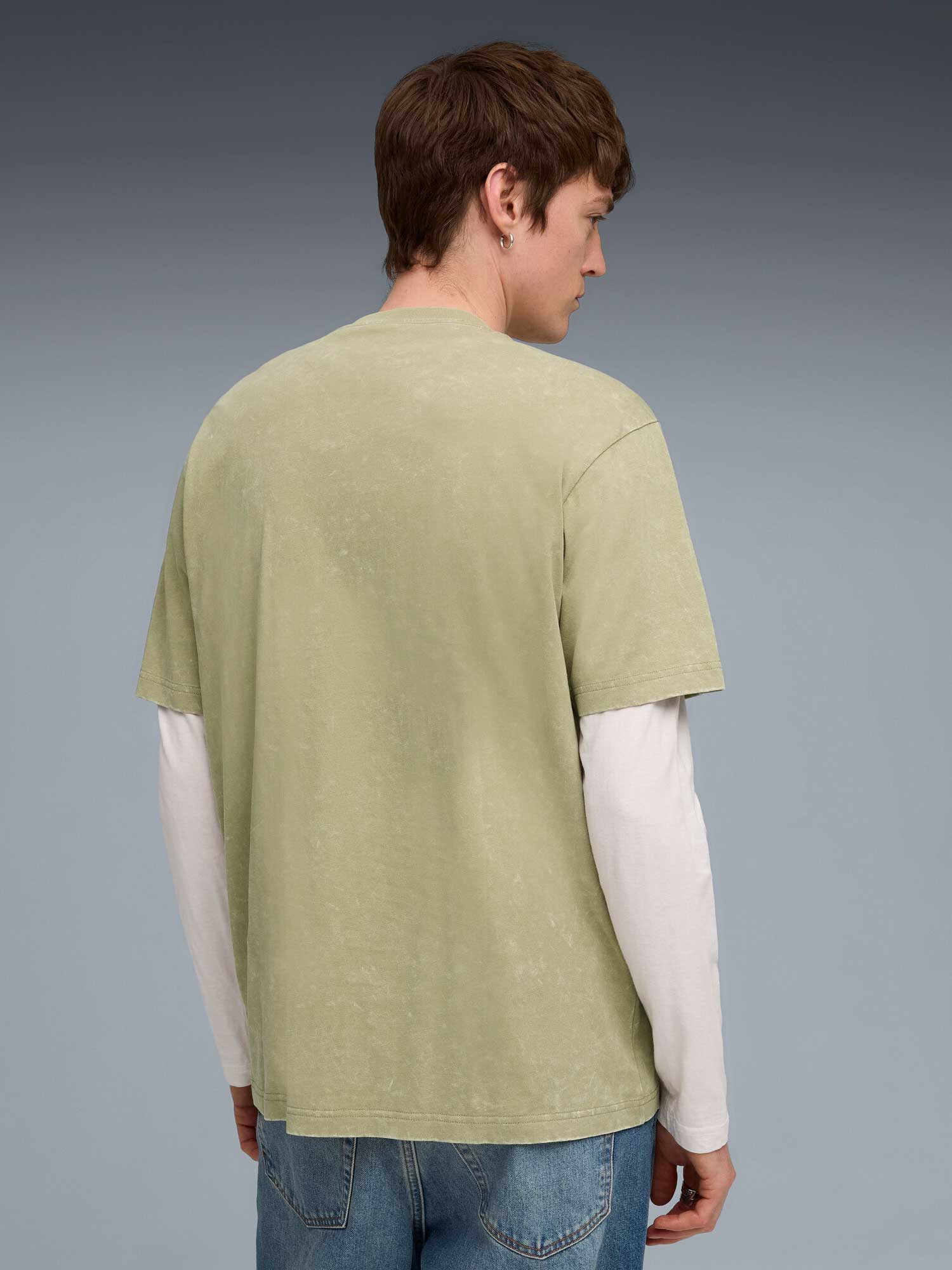 PUMA Тениска ESS ELEVATED Relaxed Wash Tee