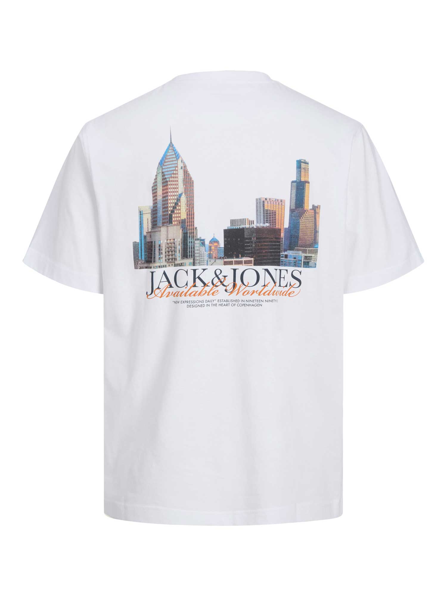 JACK & JONES Тениска JORBOSTON PHOTO TEE SS CREW NECK