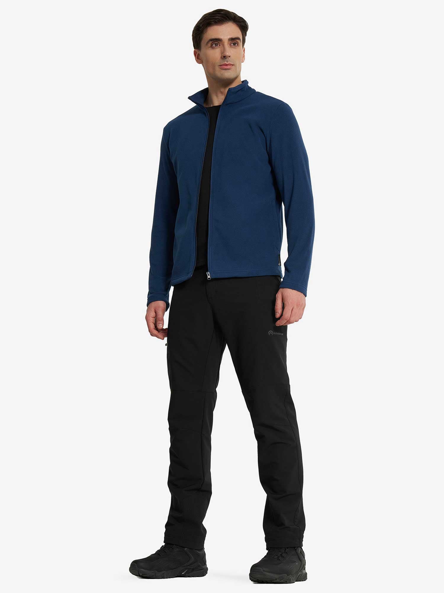 OUTVENTURE Полар Huron Mens Fleece jumper full zip