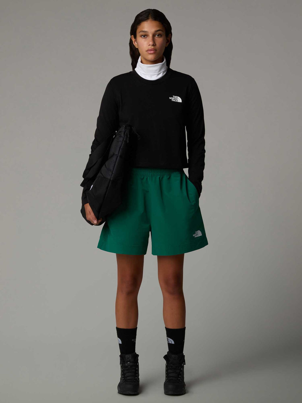THE NORTH FACE Блуза W L\/S SIMPLE DOME CROP TEE