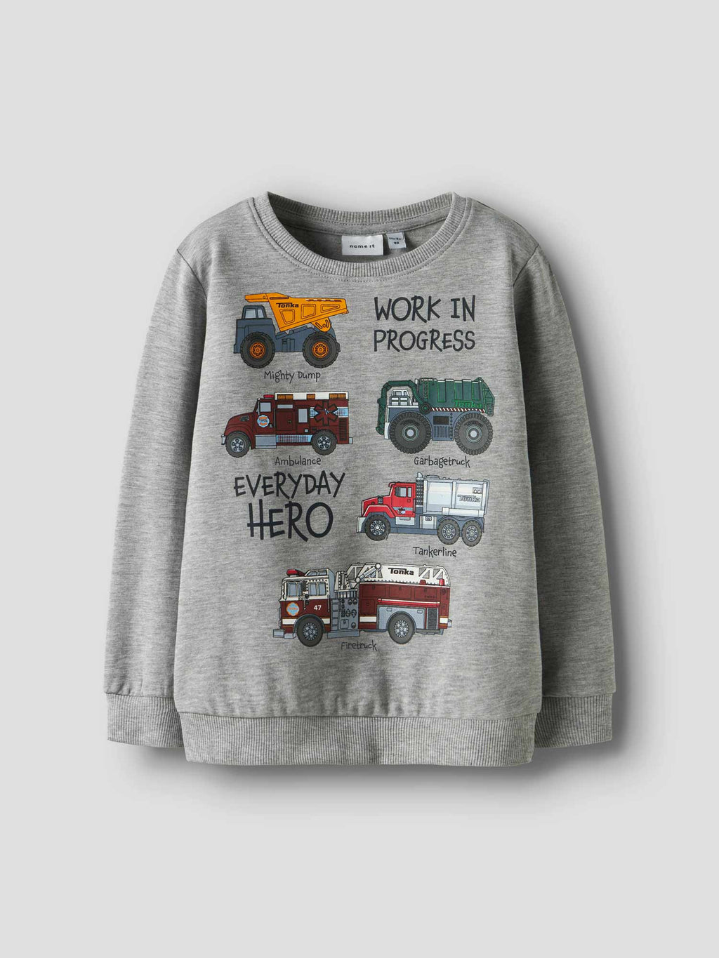 NAME IT Блуза NMMORSON TONKA NREG SWEAT BRU CPLG