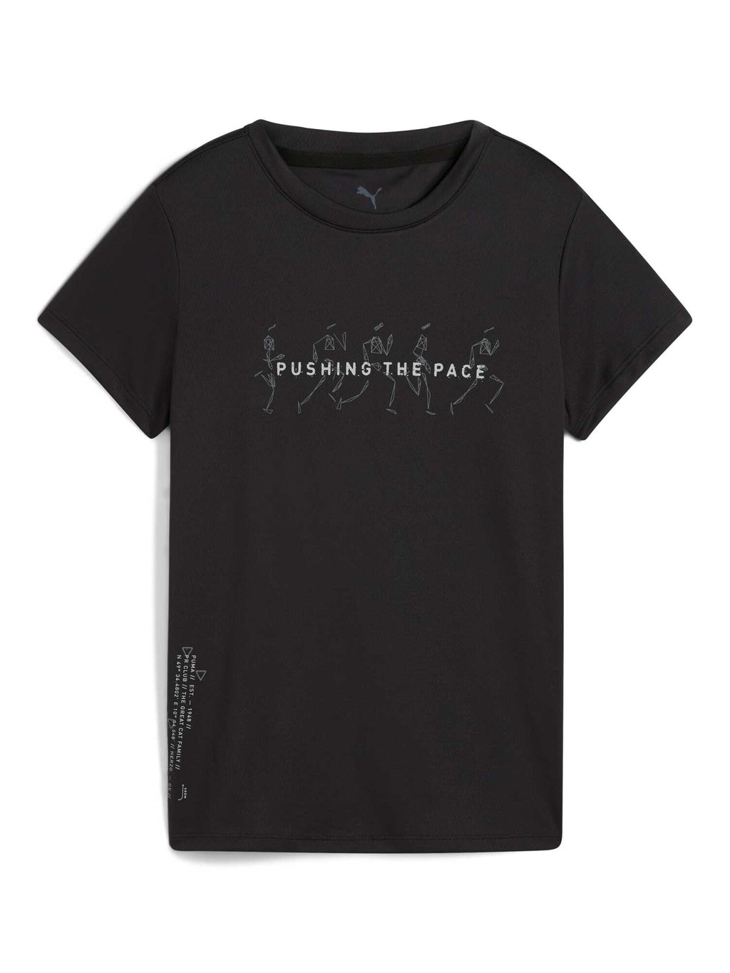 PUMA Тениска GRAPHICS RUNNING SLOGAN TEE W
