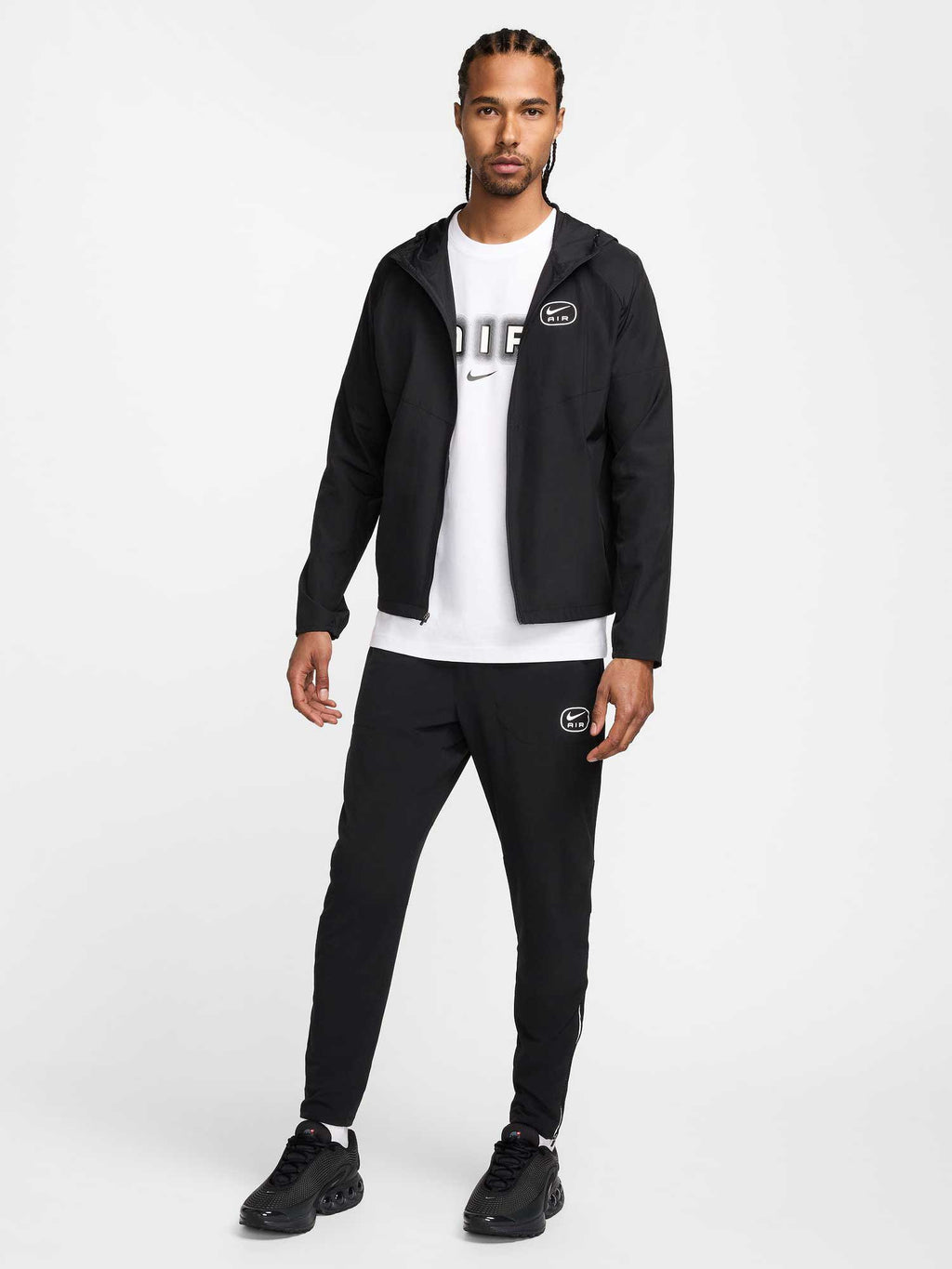 NIKE Суитшърт M NSW SW AIR RUN JKT