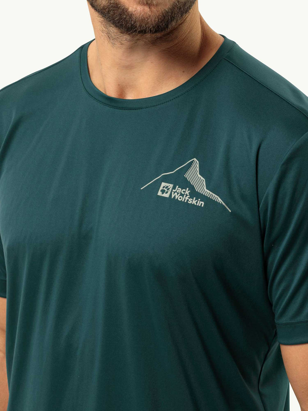 JACK WOLFSKIN Тениска PEAK GRAPHIC T M