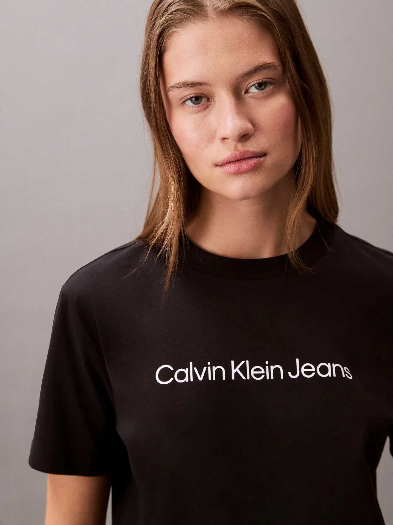 Calvin Klein Jeans Тениска A- INST LOGO CLASSIC TEE SS