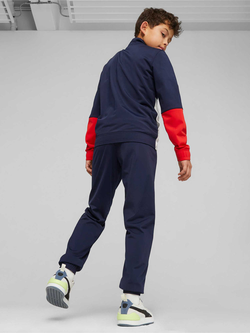 PUMA Спортен екип Colorblock Poly Suit cl B