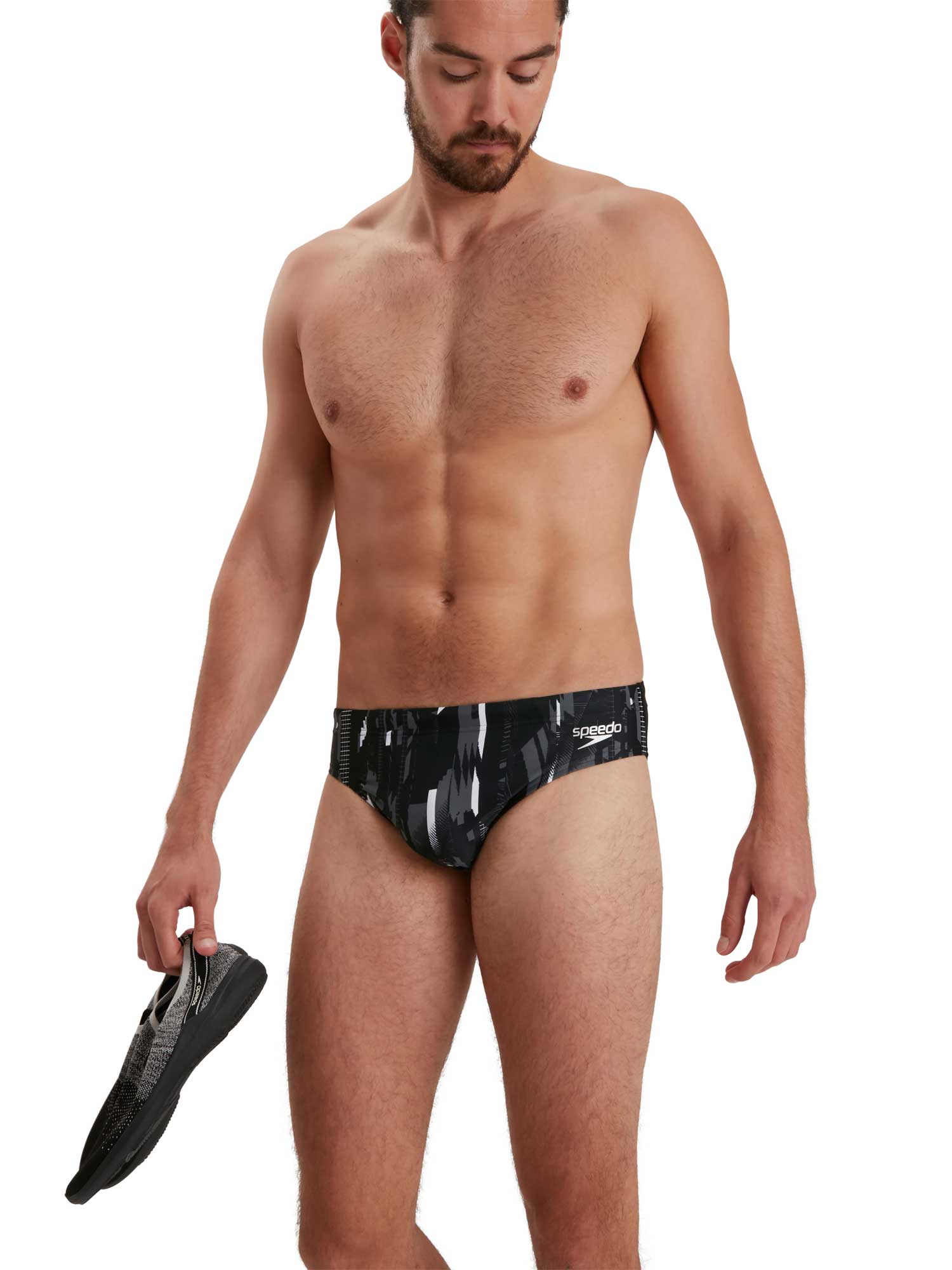 SPEEDO Бански TECH LOGO 7CM BRF