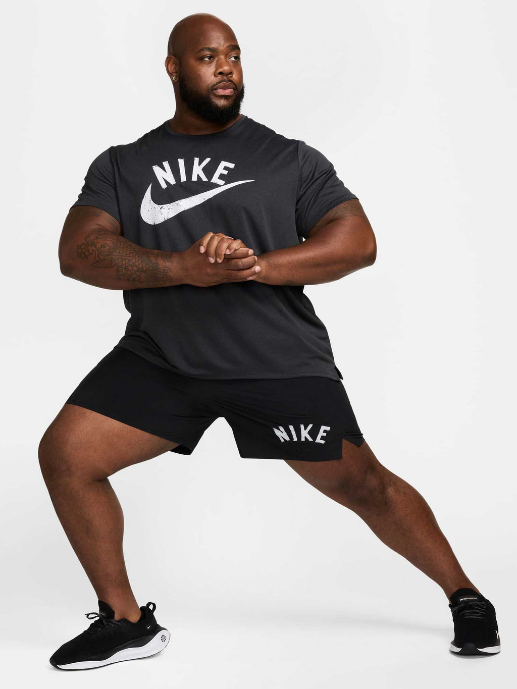 NIKE Тениска M NK DF MILER SWOOSH SS TOP