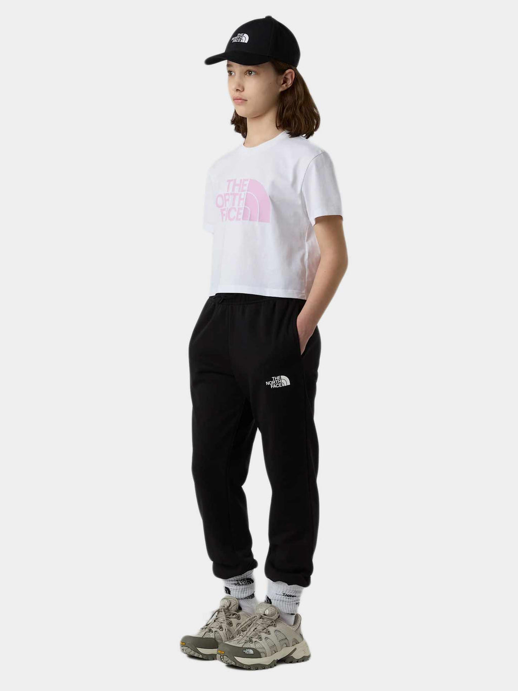 THE NORTH FACE Тениска G SS CROP EASY TEE