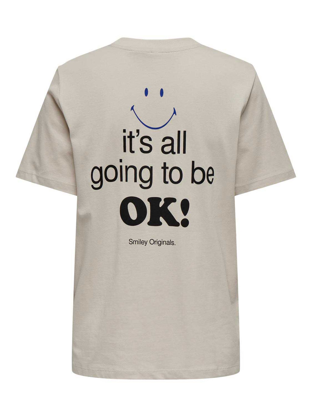 ONLY Тениска ONLSMILEY LIFE S/S O-NECK TOP BOX JRS