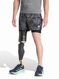 ADIDAS PERFORMANCE Къси панталони Own The Run Spray Dye 2-In-1 Short