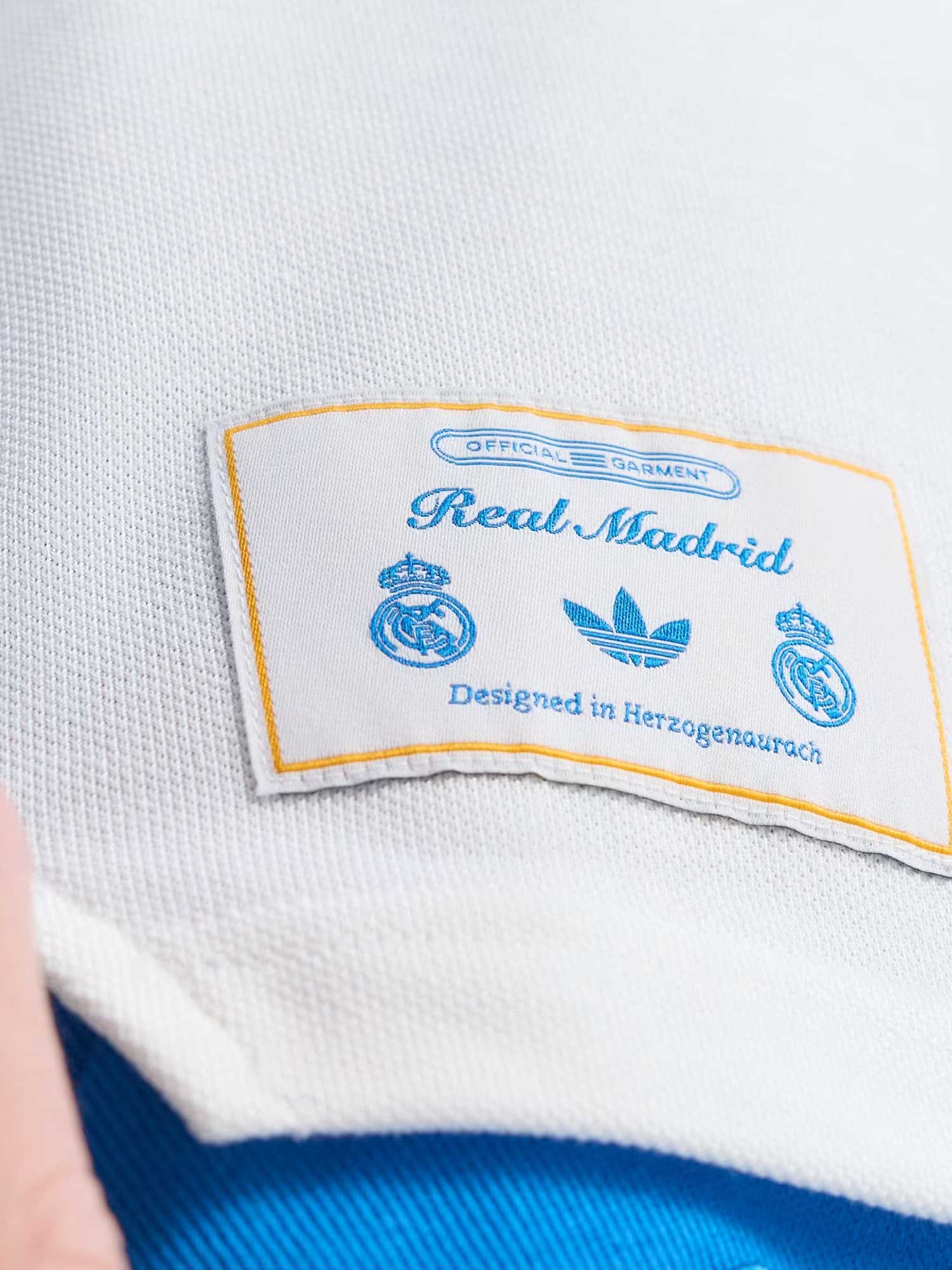 ADIDAS ORIGINALS Тениска Real Madrid Terrace Icons Long Sleeve Polo