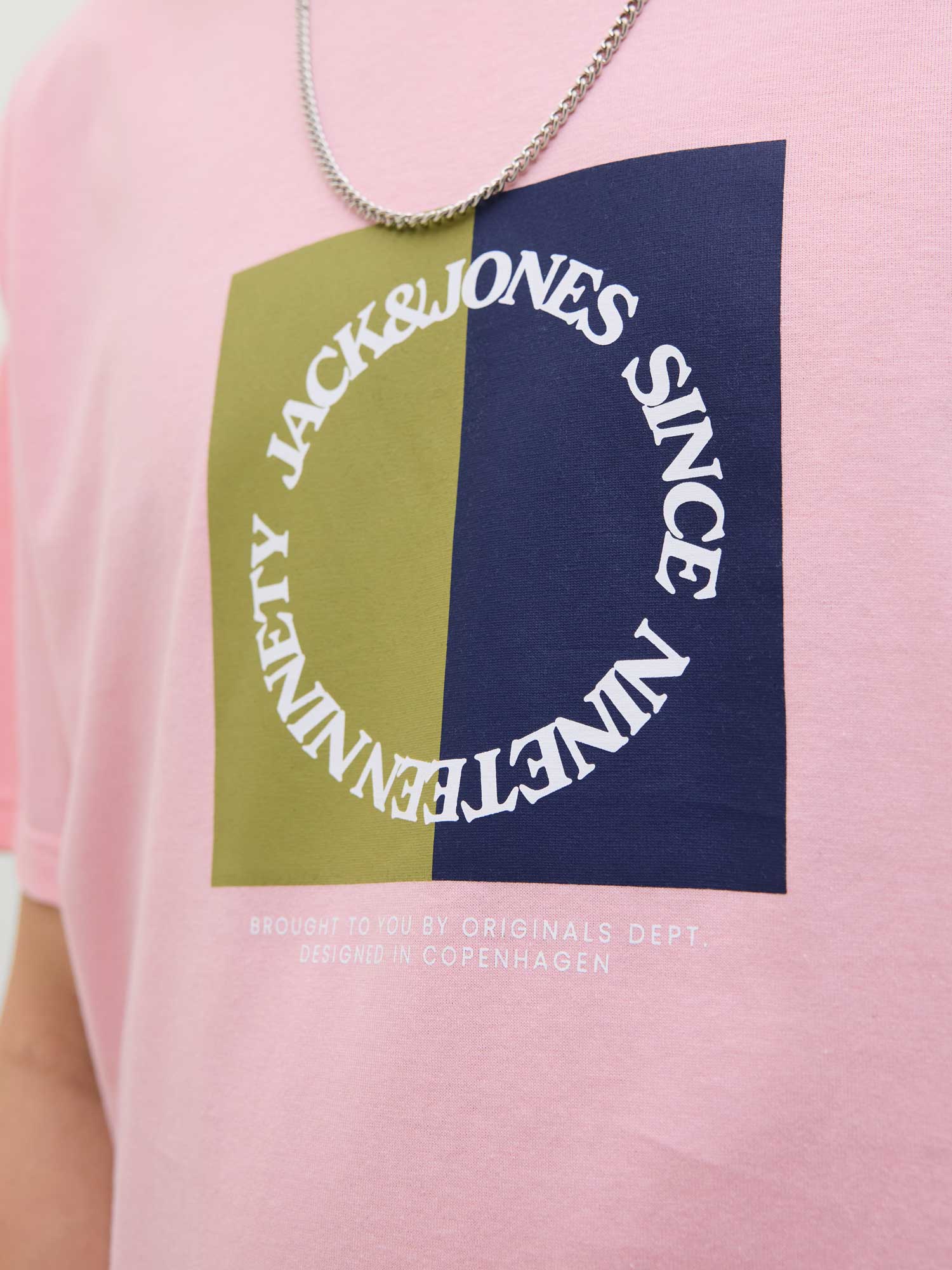 JACK & JONES Тениска JORTAVIRA BRANDING TEE SS CREW NECK