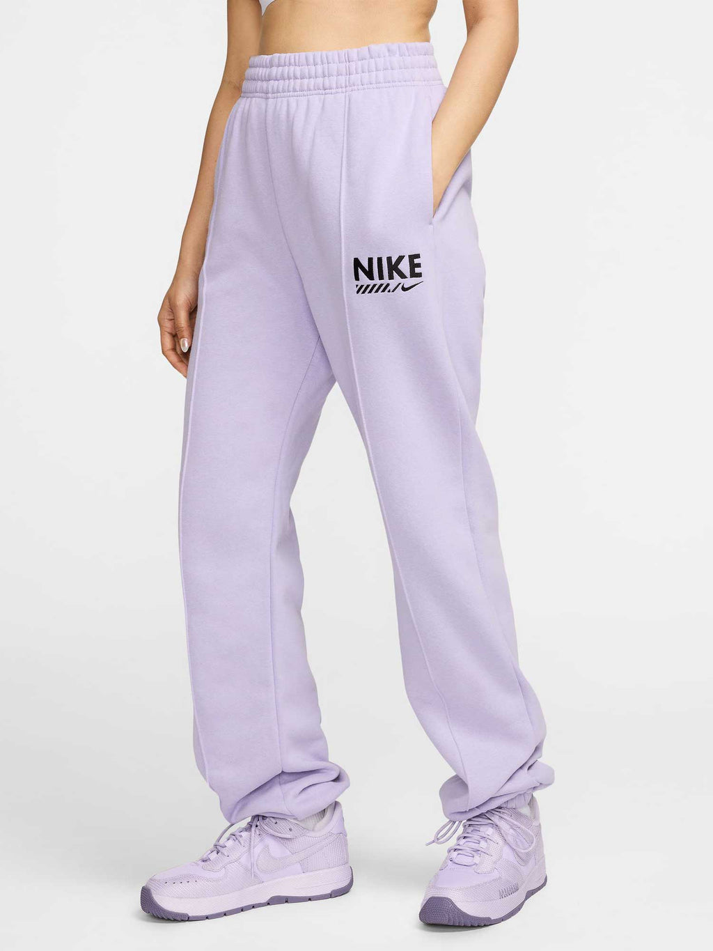 NIKE Спортно долнище W NSW FLC PANT GLS