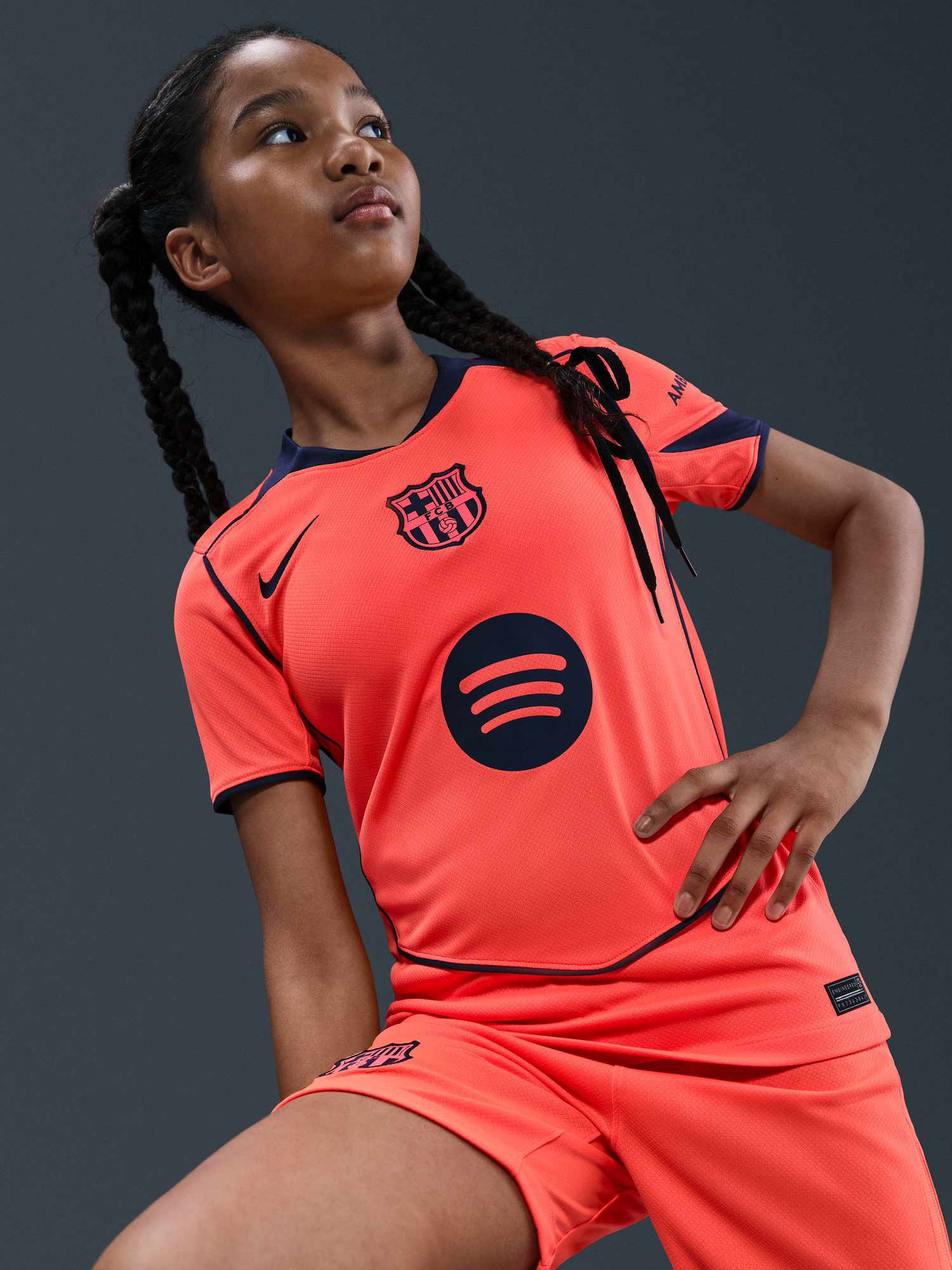 NIKE Тениска FCB Y NK DF JSY SS STAD 3R 25/26