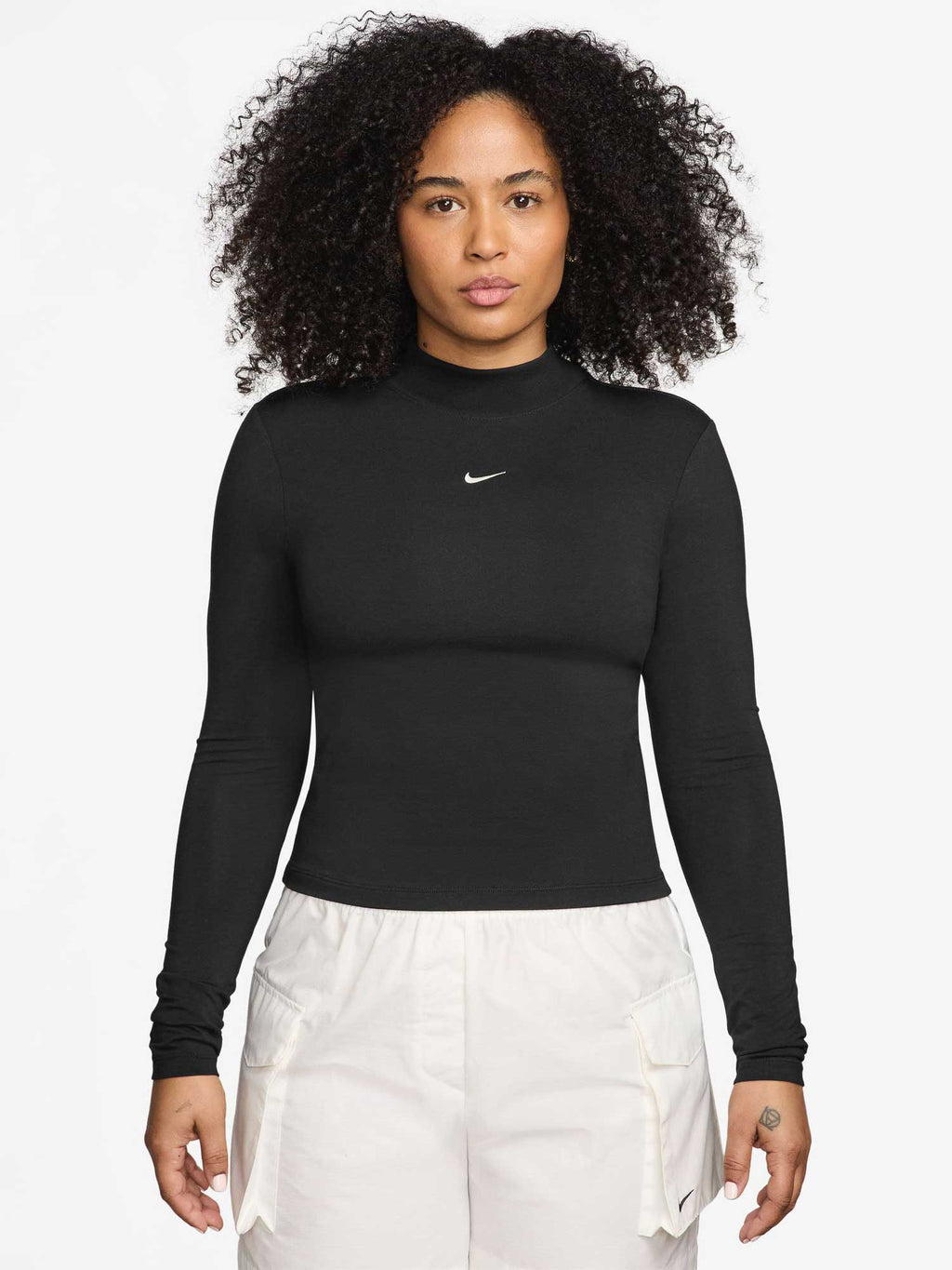 NIKE Блуза W NSW NK CHLL KNT MOCK TEE