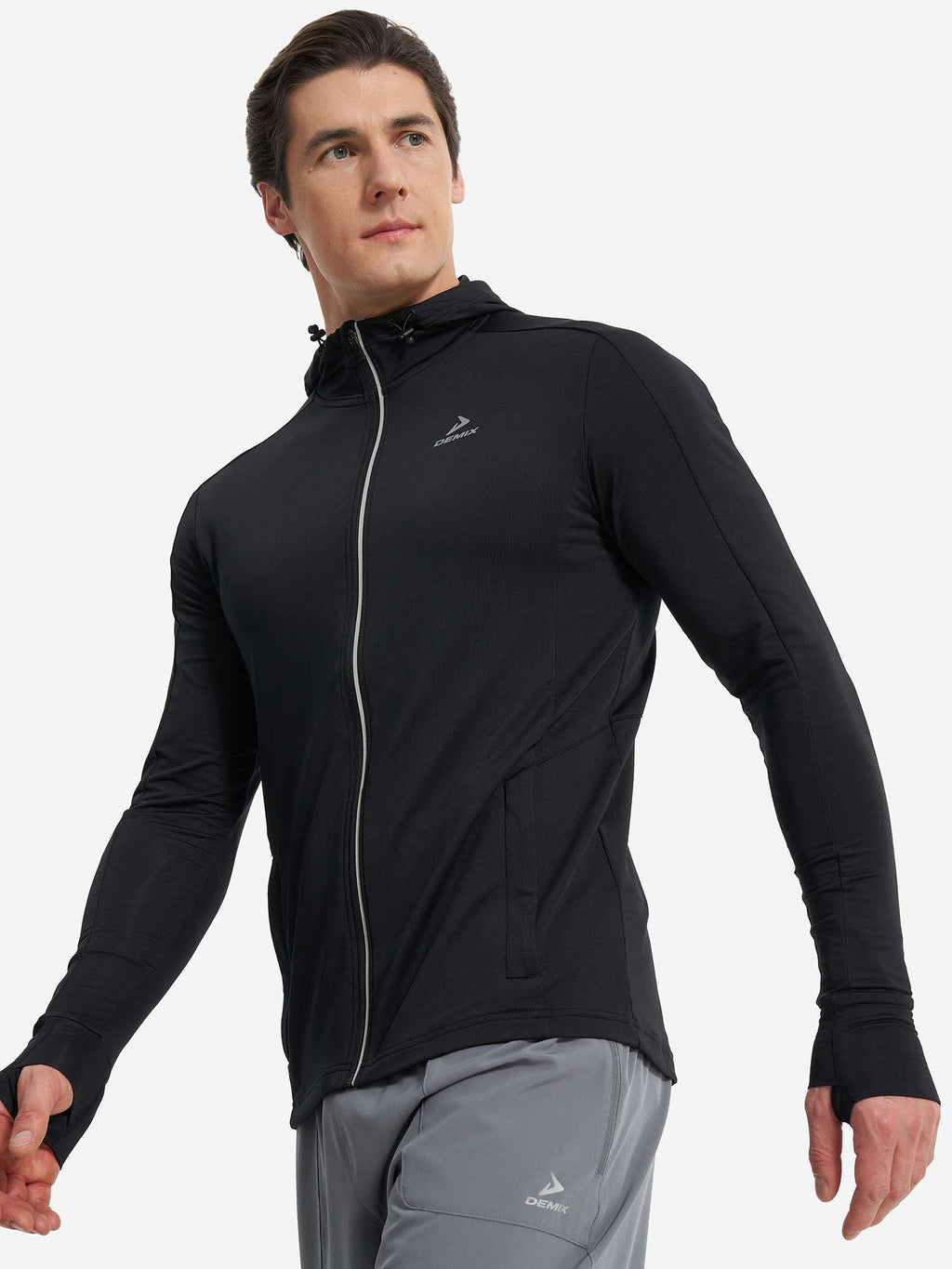 DEMIX Суитшърт M D Running Urban Hooded Jumpers
