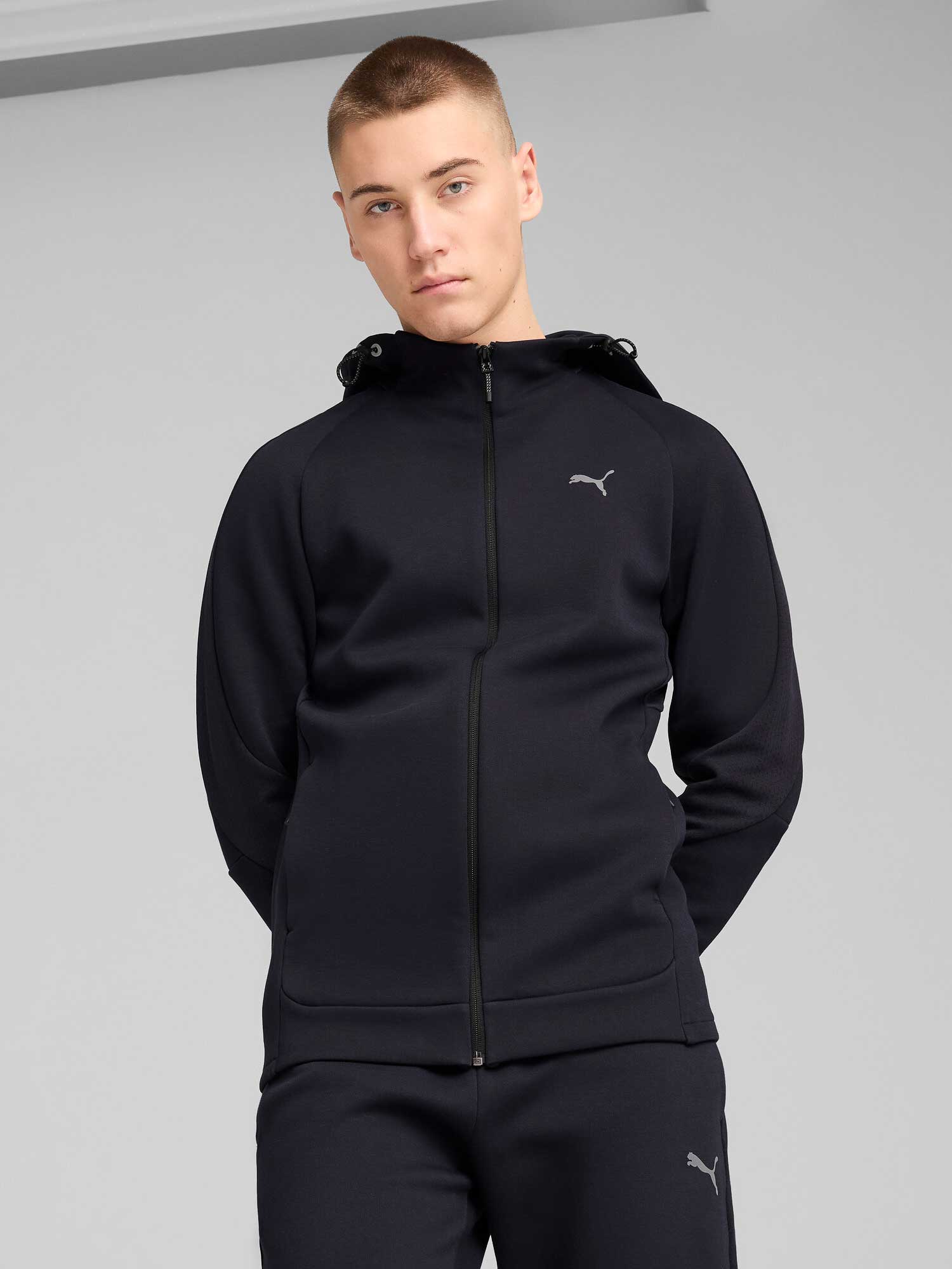 PUMA Суитшърт EVOSTRIPE Full-Zip Hoodie DK