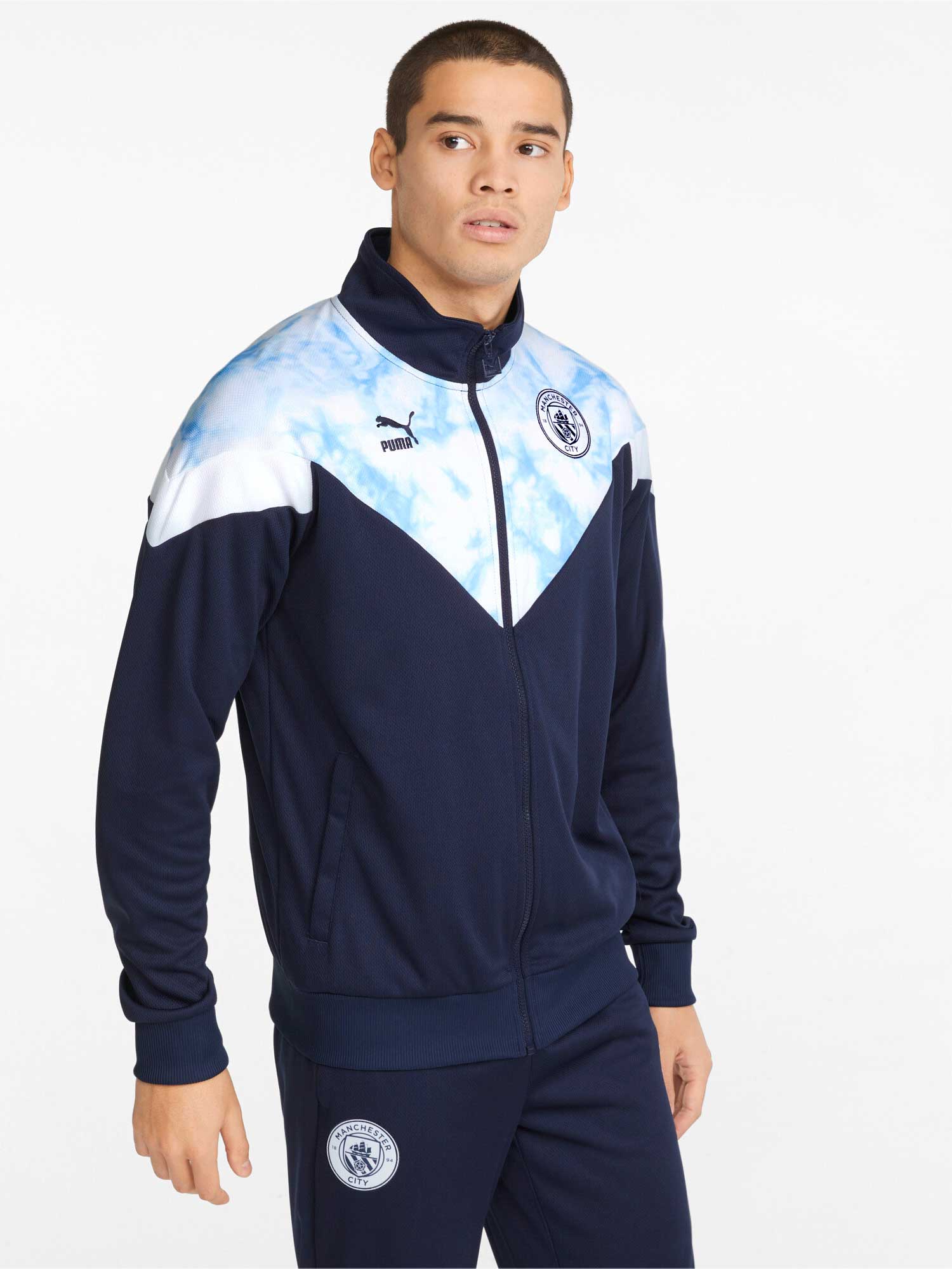 PUMA Спортно горнище MCFC Iconic MCS Mesh Track
