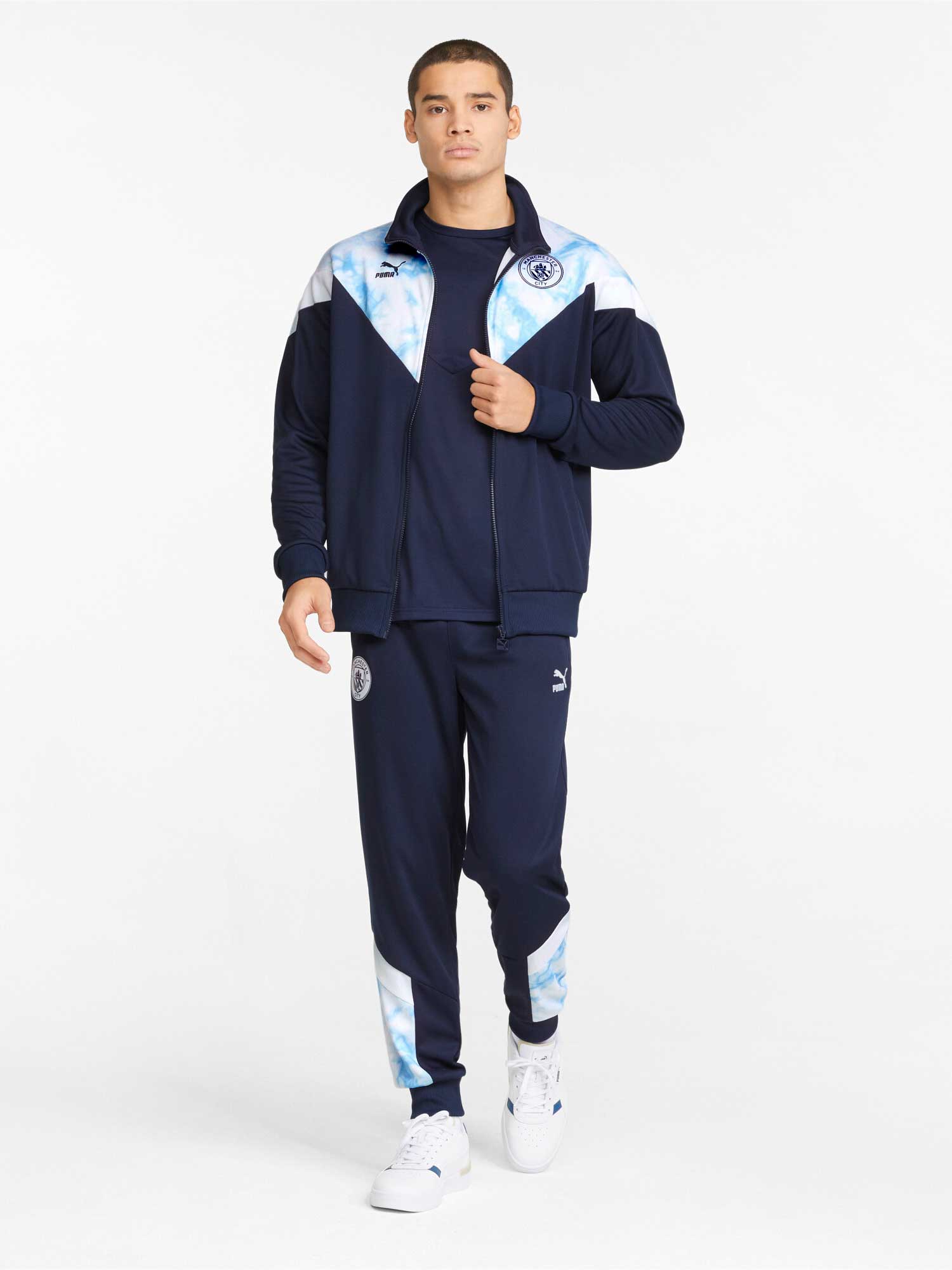 PUMA Спортно горнище MCFC Iconic MCS Mesh Track