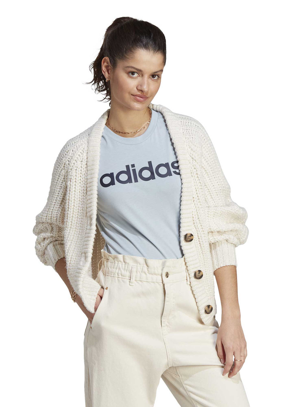 ADIDAS SPORTSWEAR Тениска Essentials Slim Logo