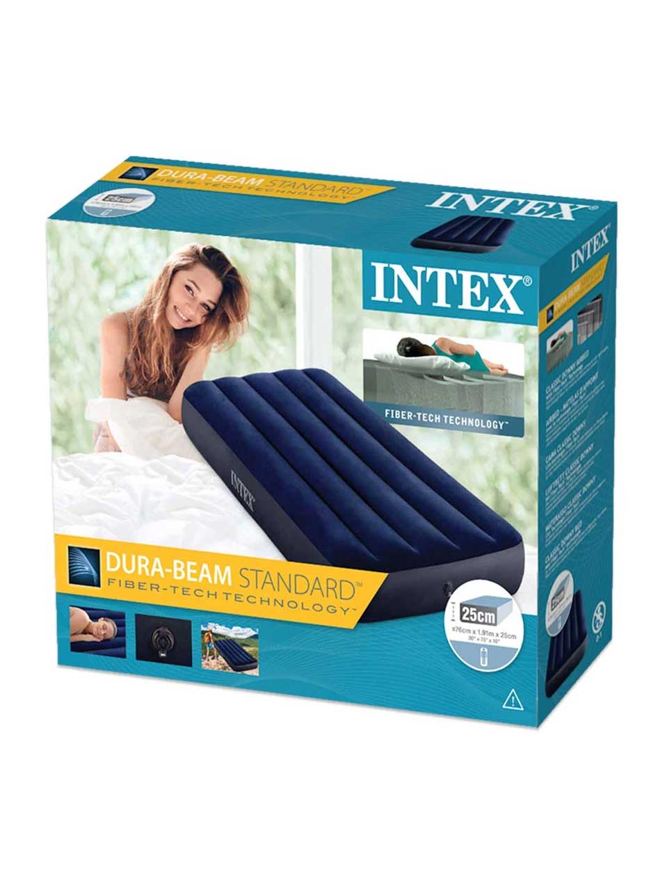 INTEX Надуваем матрак Classic Downy