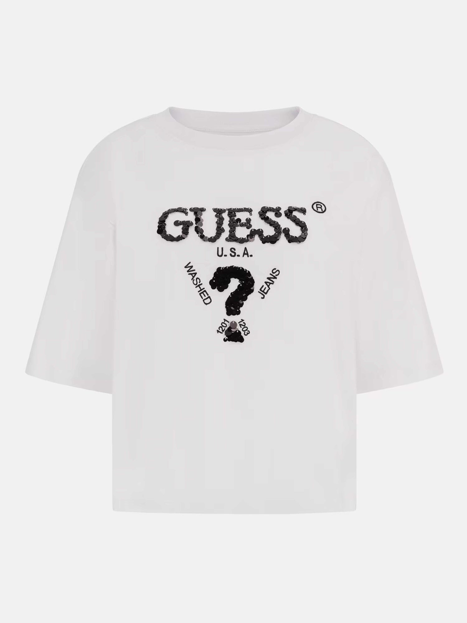 GUESS Тениска AURELIE BOXY TEE