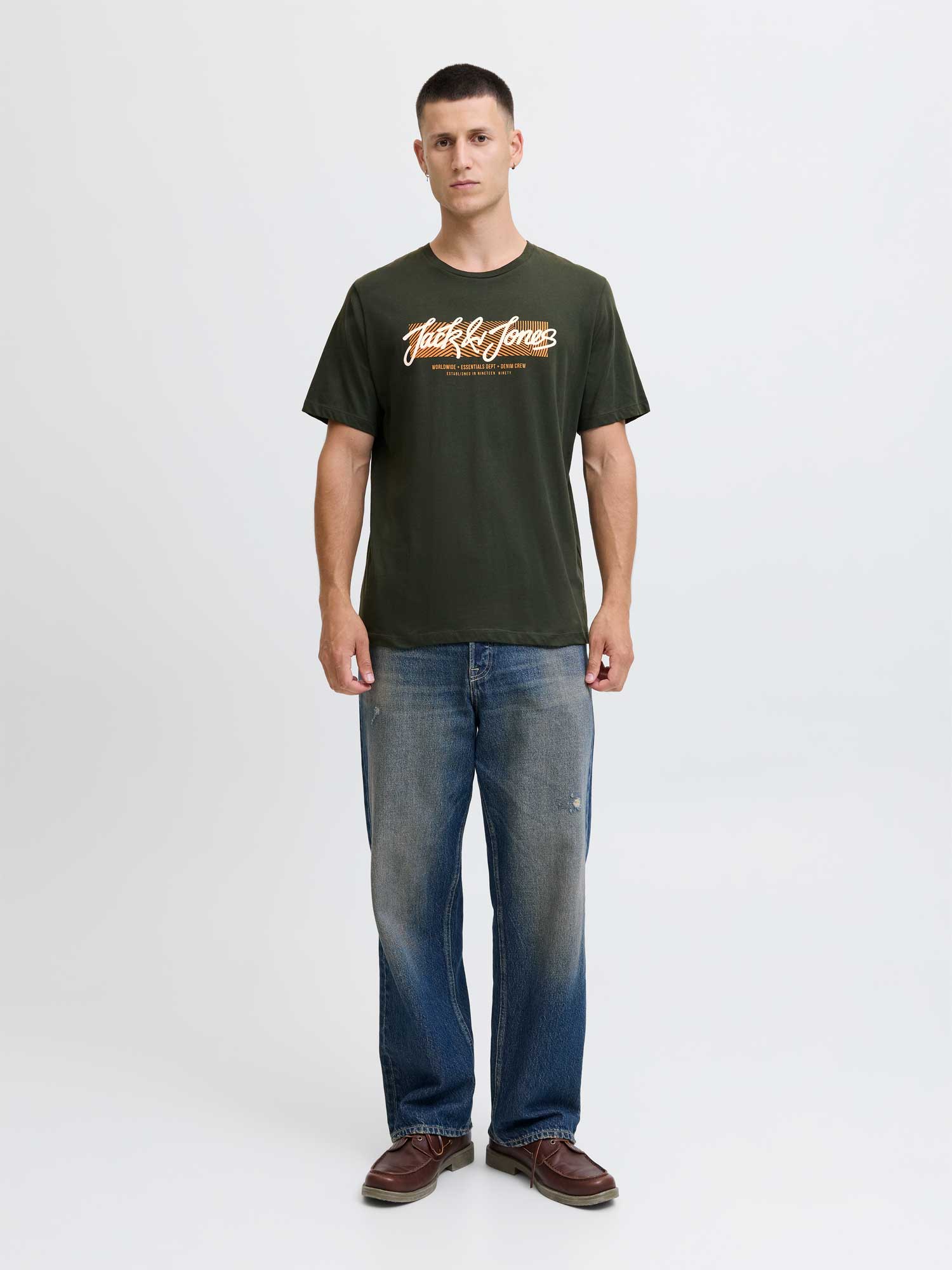 JACK & JONES Тениска JJURBAN TEE SS CREW NECK