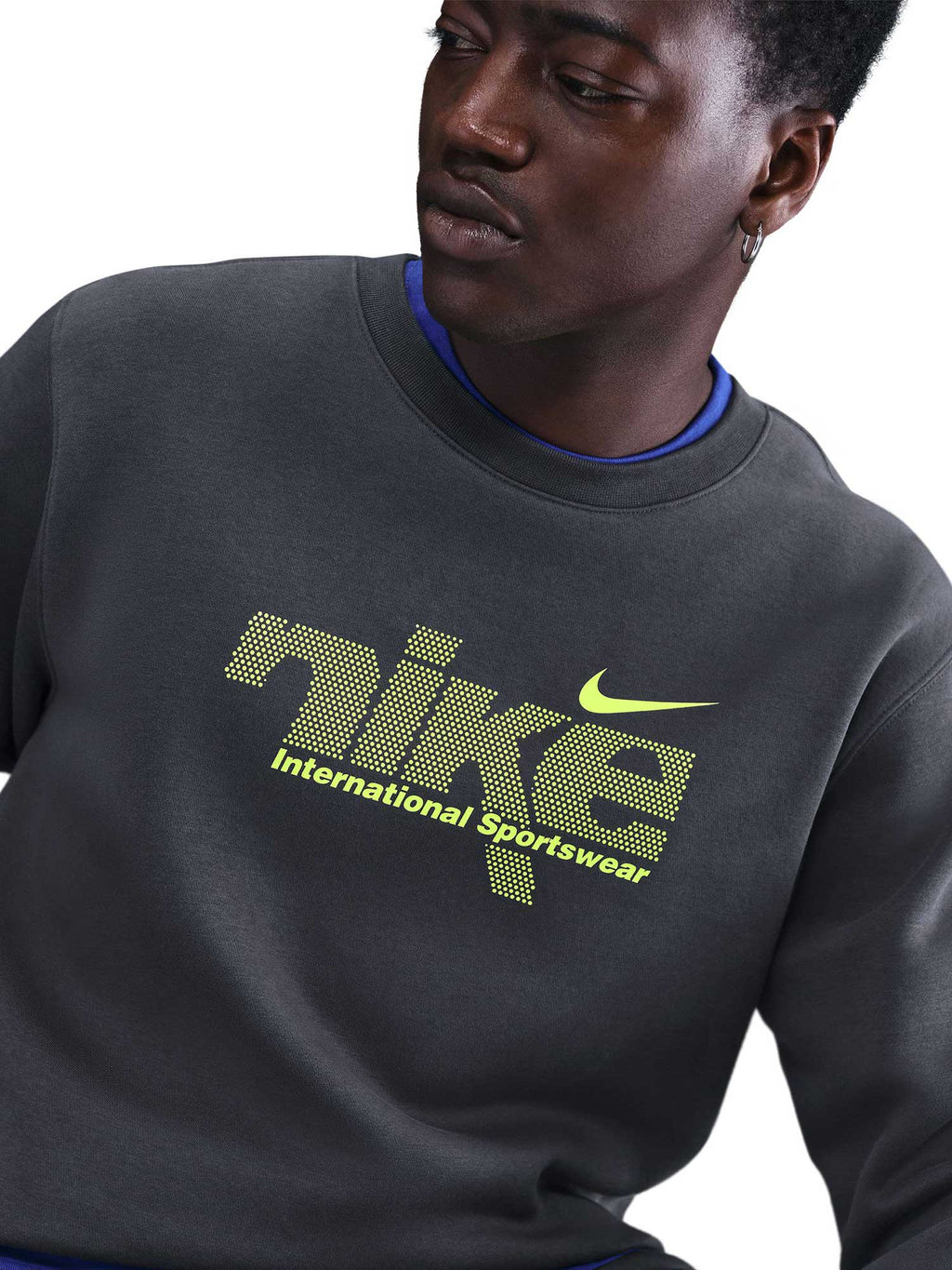 NIKE Блуза M NK CLUB BB CREW SWSH SPORT