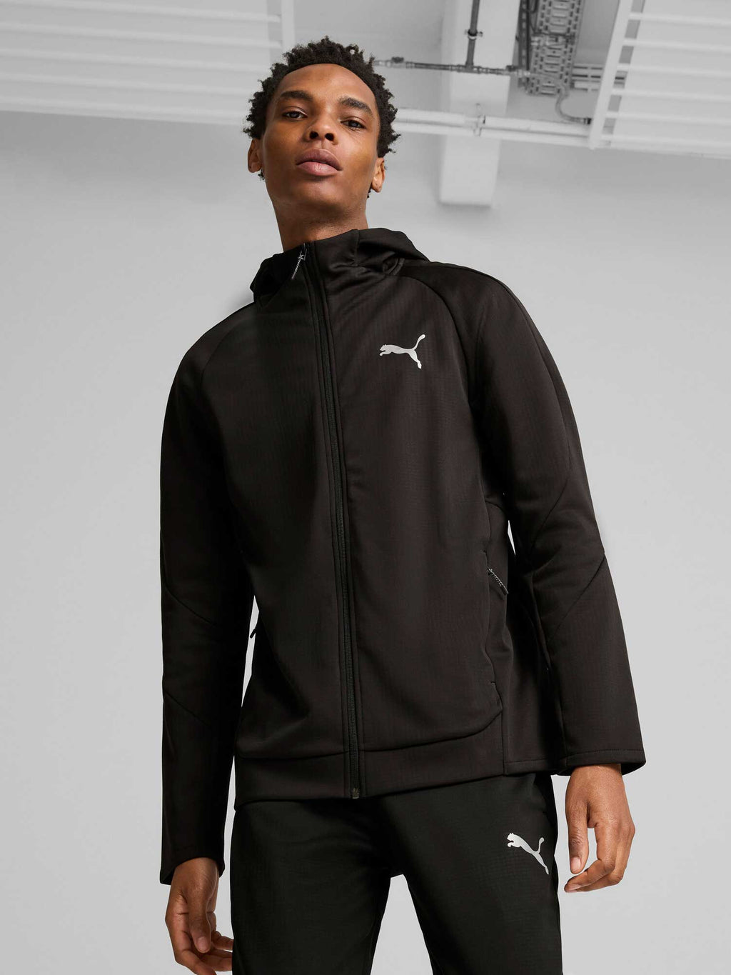 PUMA Суитшърт EVOSTRIPE Warm Full-Zip Hoodie DK
