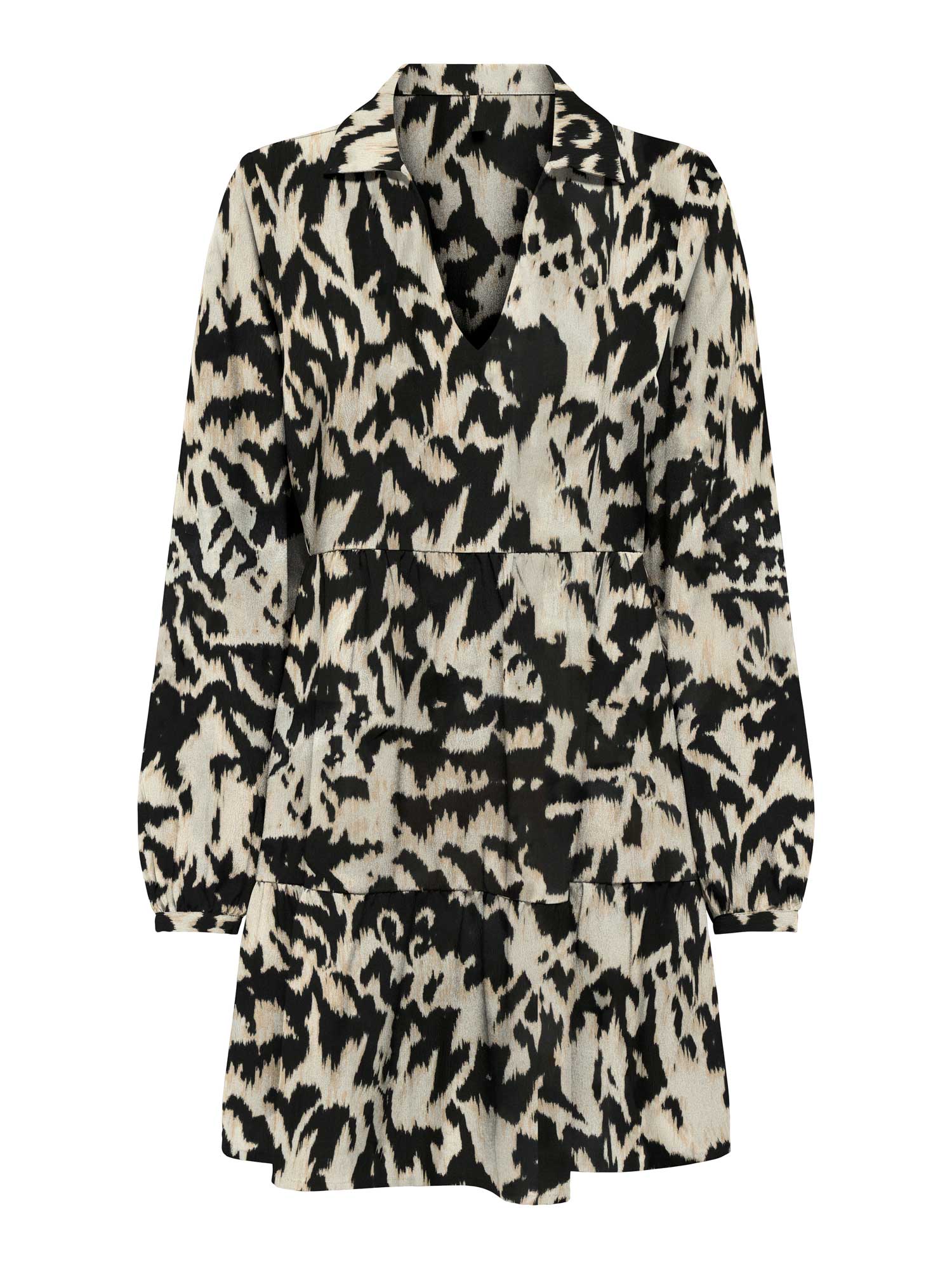 ONLY Рокля ONLNOVA LIFE VIS L/S MAGGIE DRESS