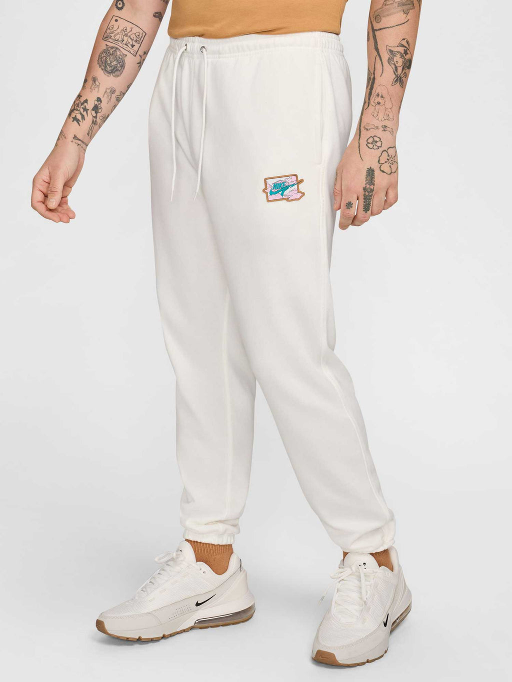 NIKE Спортно долнище M NK CLUB FT CUFF PANT BOLT