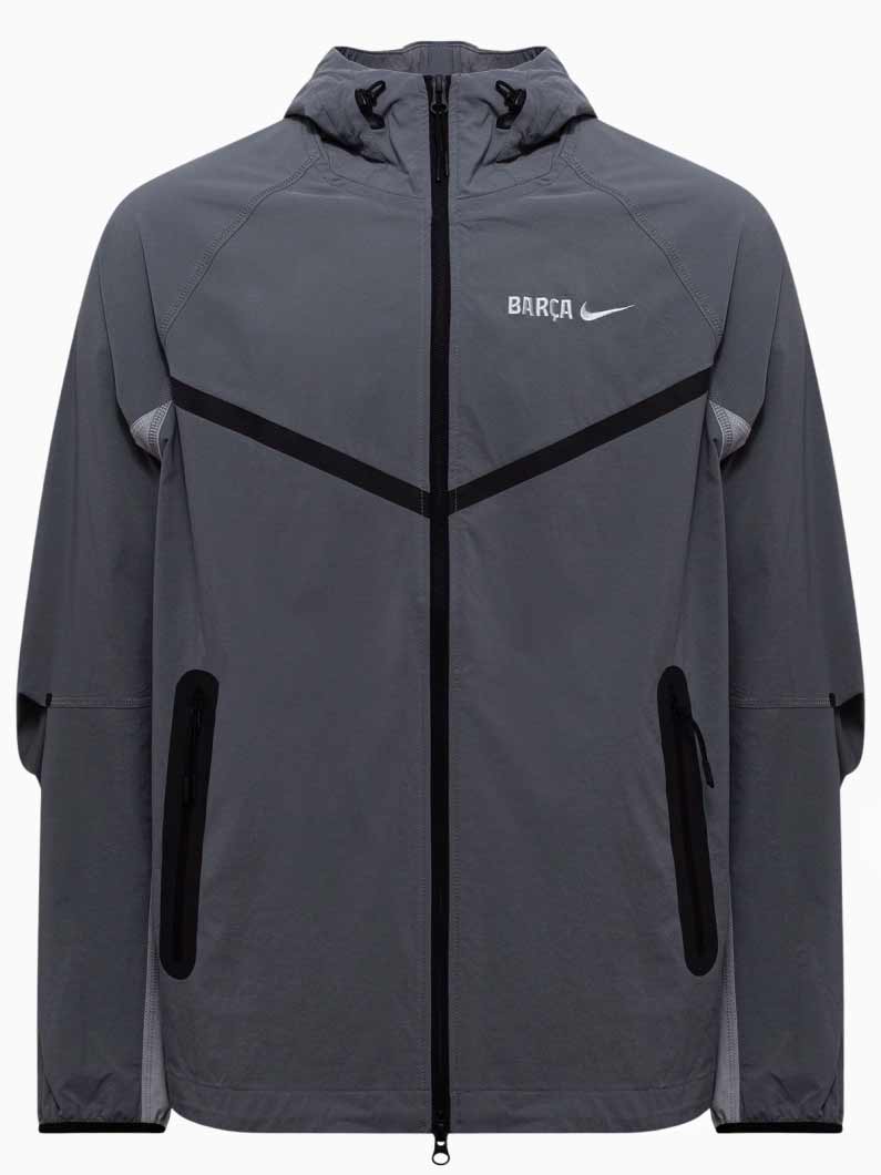 NIKE Суитшърт FCB M NK TCH WVN WR FZ JKT WP