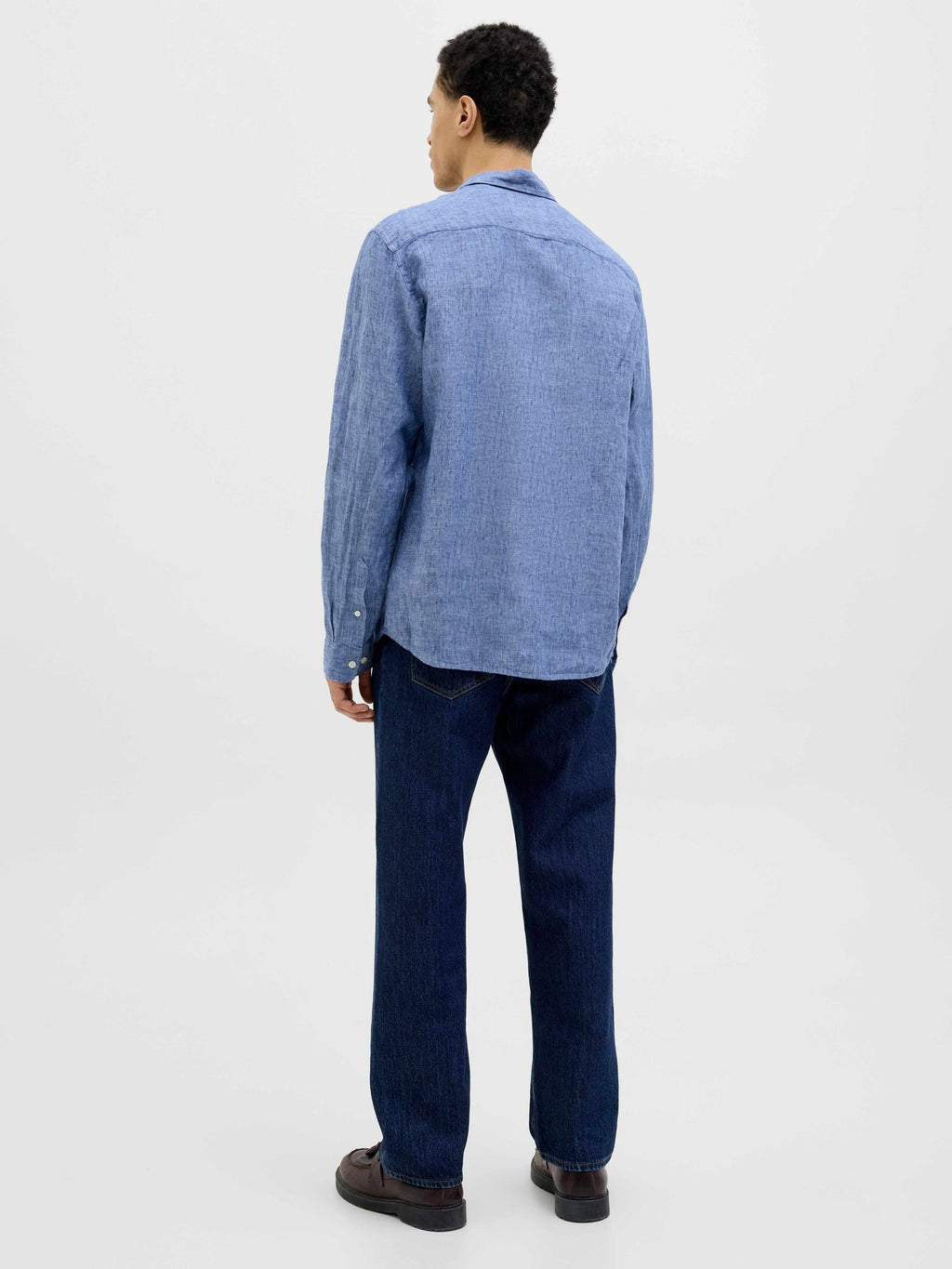 JACK & JONES Риза JPRCCLAWRENCE LINEN L/S SHIRT SN