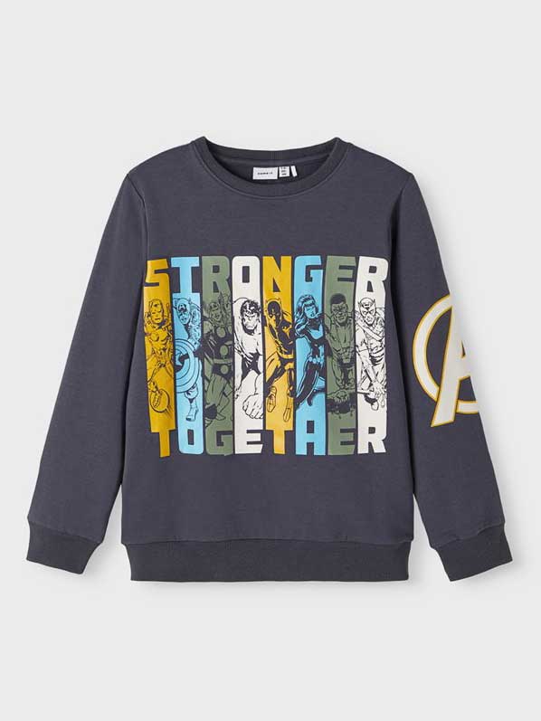 NAME IT Блуза NKMSANTON AVENGERS SWEAT BRU MAR