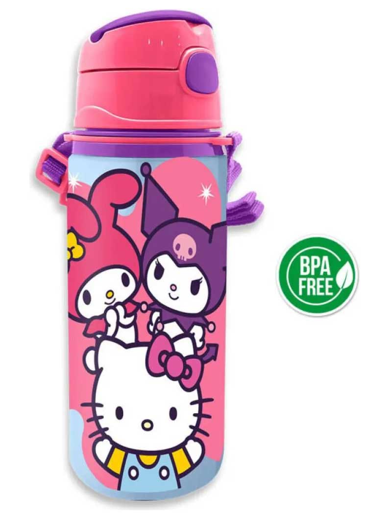KIDS MOVIE HEROES Алуминиева бутилка Hello Kitty 600ml