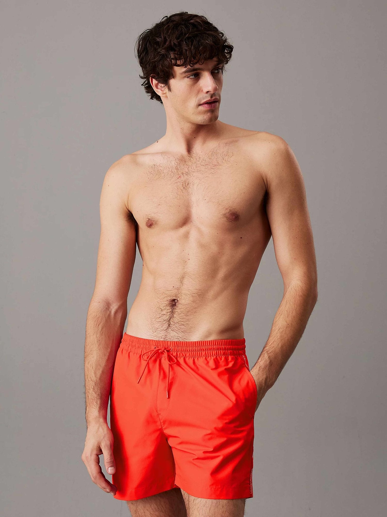 CALVIN KLEIN Плувни шорти MEDIUM DRAWSTRING