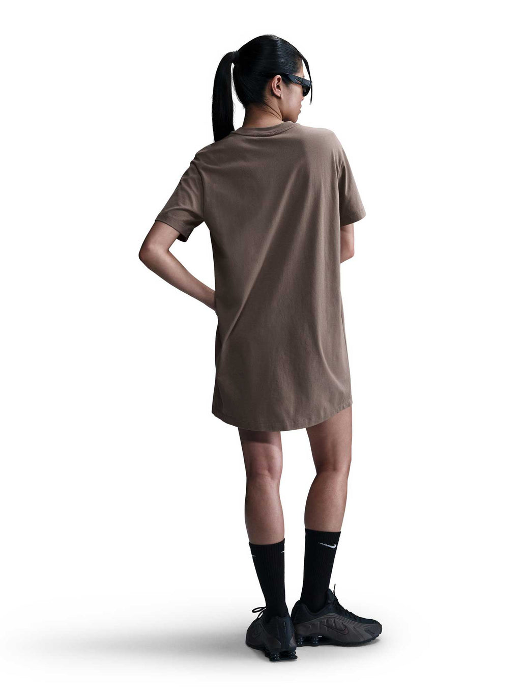 NIKE Рокля W NSW ESSNTL SS DRESS TSHRT