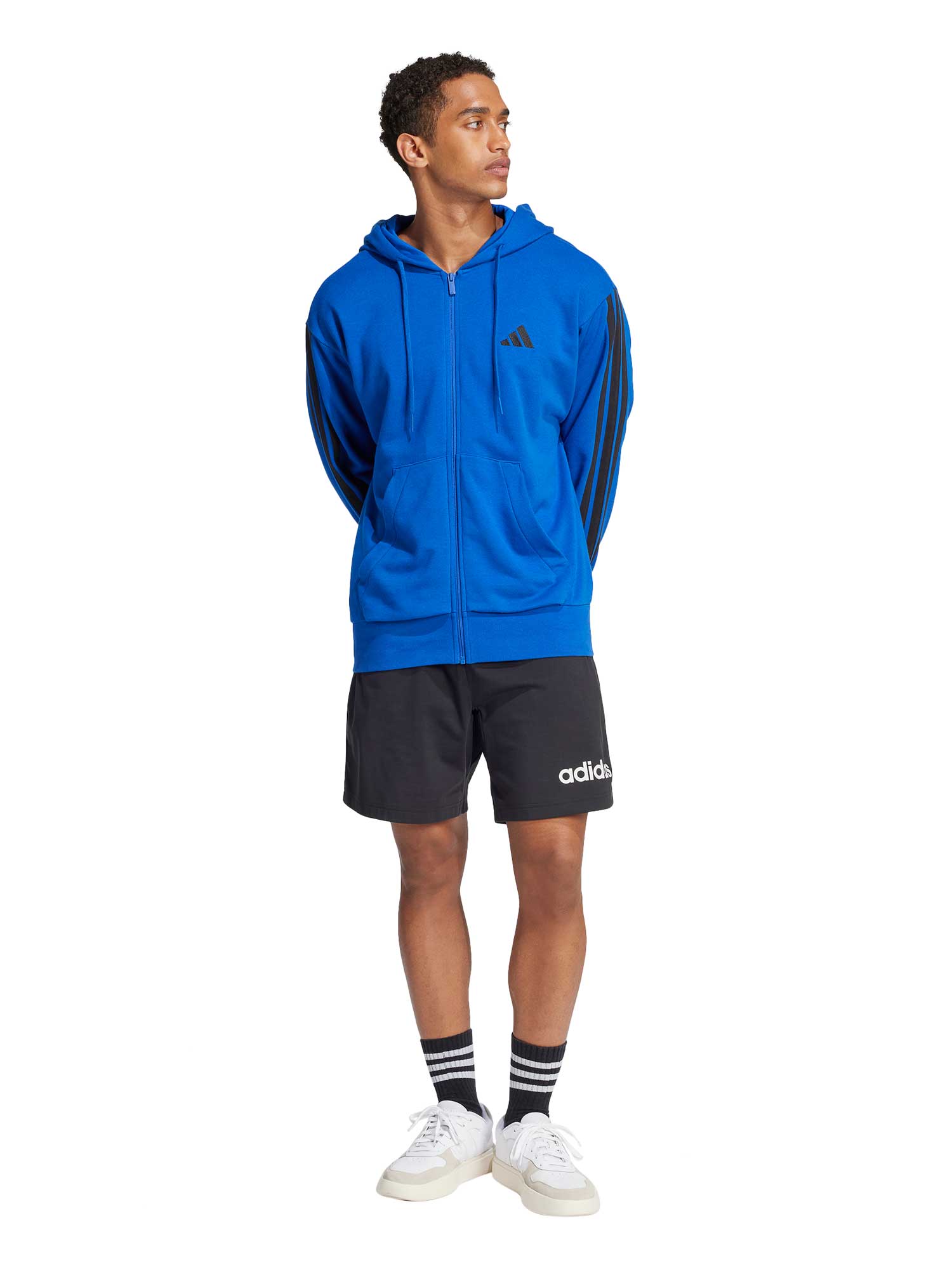 ADIDAS SPORTSWEAR Суитшърт Essentials 3-Stripes French Terry