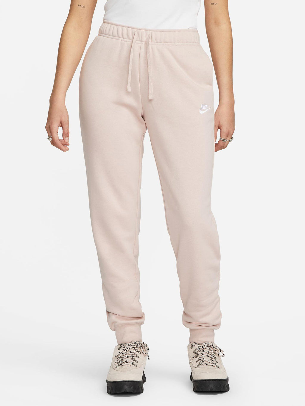NIKE Спортно долнище W NSW CLUB FLC MR PANT STD