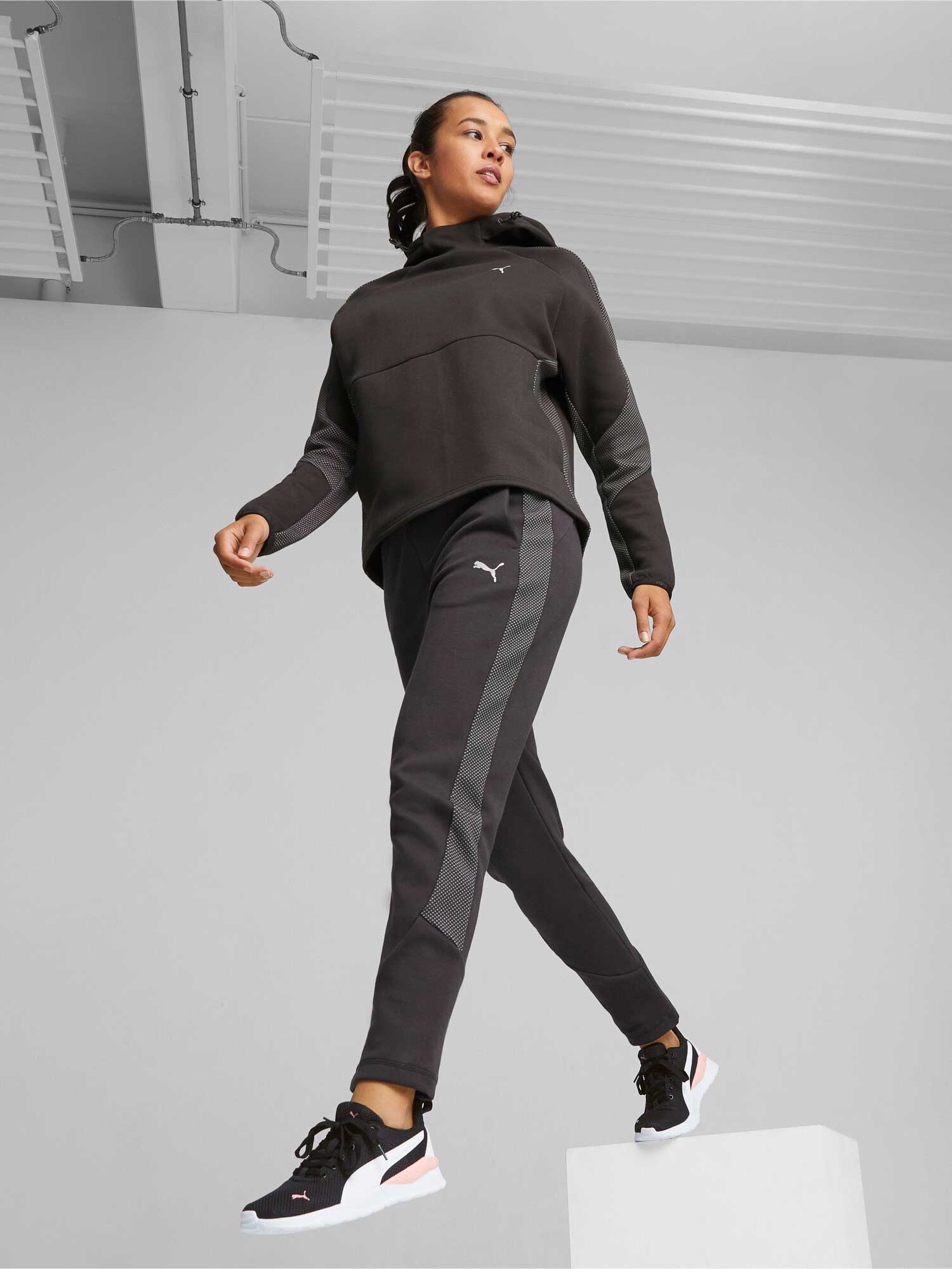 PUMA Спортно долнище EVOSTRIPE High-Waist Pants