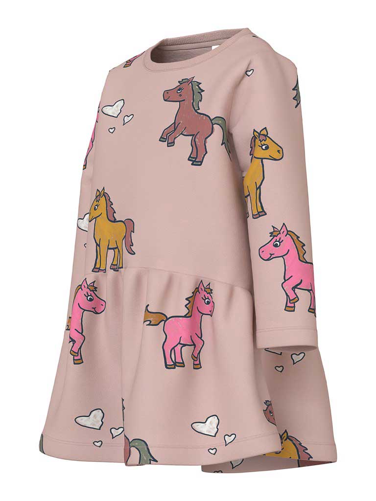 NAME IT Рокля NMFNEL SWEAT DRESS BRU