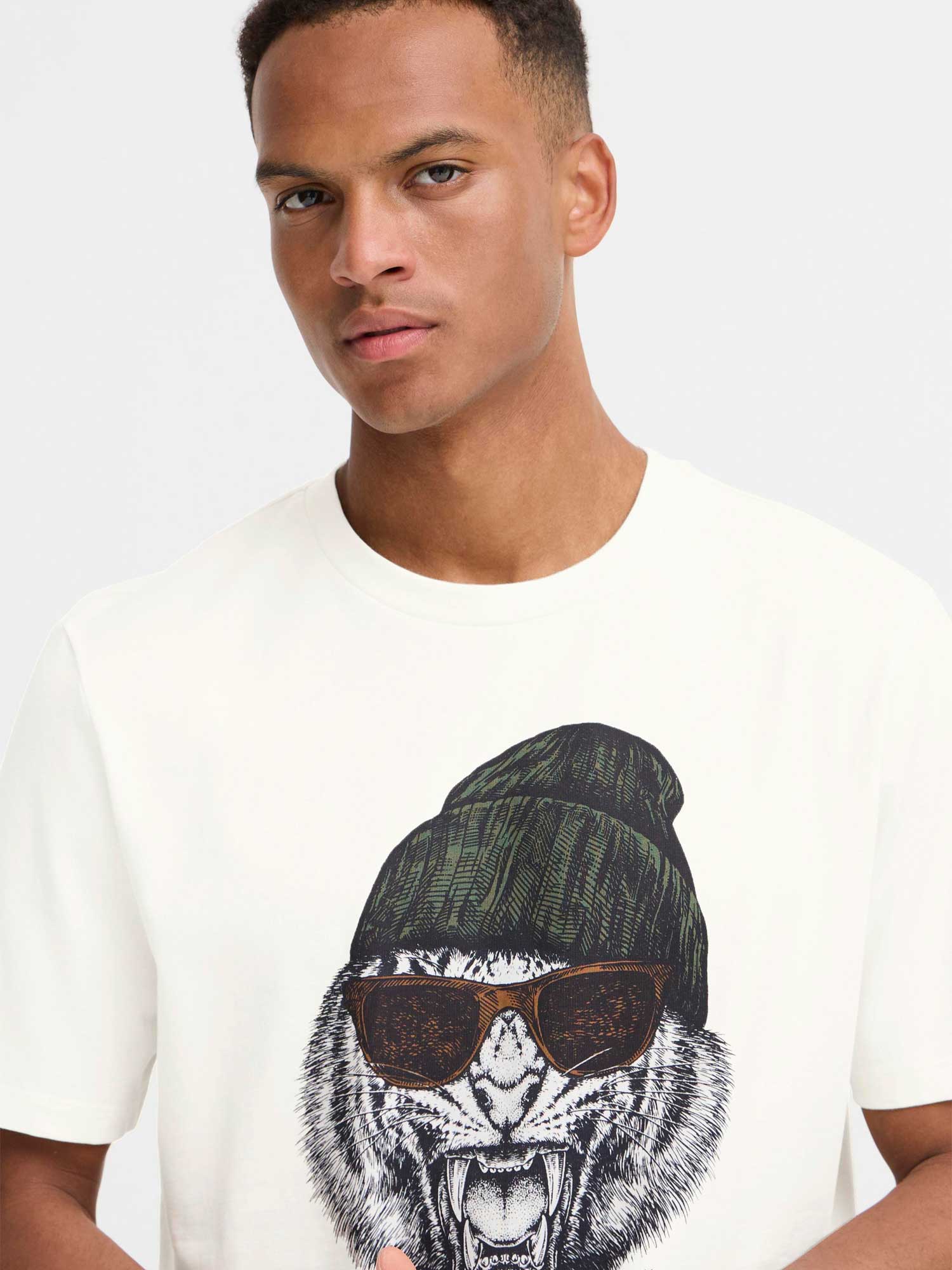 BLEND Тениска BHIVIK FUNNY GRAPH S/S TEE